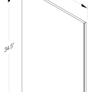 5/8'' FINISHED BASE END PANEL