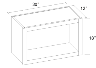 Wall Open Cabinet