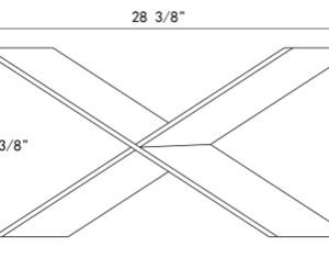 "X" Shelf for WOC3018