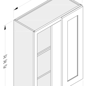 WALL BLIND CORNER CABINET 27" W